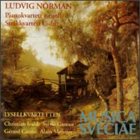 Norman: Piano Quartet In E/String Quartet In C von Various Artists