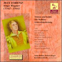 Max Lorenz Sings Wagner von Various Artists