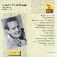 Helge Rosvaenge Sings Verdi 1928-1943 von Helge Rosvaenge