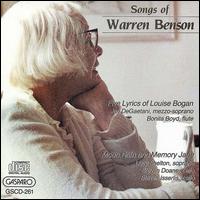 Songs Of Warren Benson von Various Artists