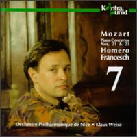 Mozart: Piano Concertos Nos. 21 & 22 von Homero Francesch