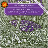 Popov: Symphonic Suite No.1/Symphony No.5 von Various Artists