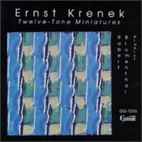 Krenek: Twelve-Tone Miniatures von Various Artists