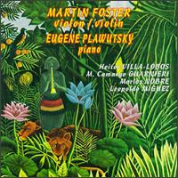 Martin Foster, violin; Eugene Plawutsky, piano von Various Artists