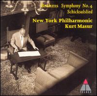 Brahms: Symphony No. 4; Schicksalied von Kurt Masur