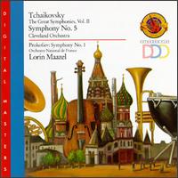 Tchaikovsky: Symphony No. 5; Sergei Prokofiev: Symphony No. 1 von Lorin Maazel