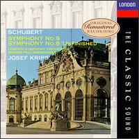 Schubert: Symphony in Bm No8, D759; Symphony in C No9, D944 von Josef Krips