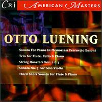 Luening: Trio; Sonata for piano von Various Artists