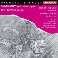 Richard Strauss: Symphony in F minor Op. 12; Six Songs Op. 86 von Eileen Hulse