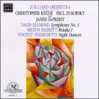 David Diamond: Symphony No. 5; Milton Babbitt: Relata 1; Vincent Persichetti: Night Dances von Various Artists