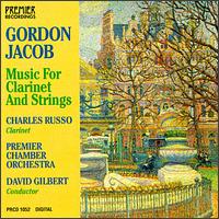 Jacob: Music for Clarinet and Strings von Various Artists