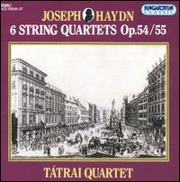 Haydn: 6 String Quartets, Op. 54/55 von Tatrai Quartet