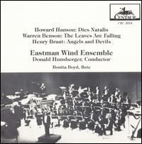 Howard Hanson: Dies Natalis; Warren Benson: The Leaves Are Falling; Henry Brant: Angels and Devils von Eastman Wind Ensemble