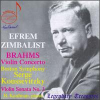 Efrem Zimbalist Plays Brahms von Efrem Zimbalist