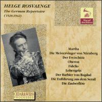 The German Repertoire (1928-1942) von Helge Rosvaenge