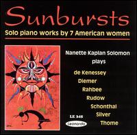 Sunbursts: Solo Piano Works by 7 American Women von Nanette Kaplan Solomon