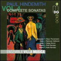 Hindemith: Complete Sonatas, Vol. 4 von Ensemble Villa Musica