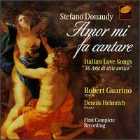 Stefano Donaudy: Amor mi fa cantare von Robert Guarino