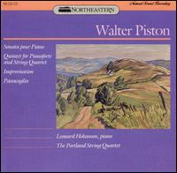 Walter Piston: Sonata for Piano; Quintet for Pianoforte and String Quartet; etc. von Leonard Hokanson