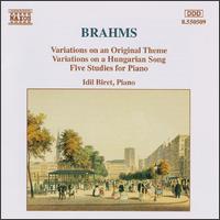 Brahms: Variation, Op.21/Five Studies von Various Artists