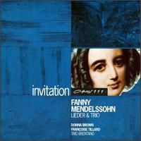 Fanny Mendelssohn: Lieder & Trio von Various Artists