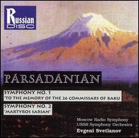 Parsadanian: Symphony No. 1/No. 2 von Evgeny Svetlanov