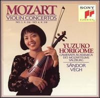 Mozart: Violin Concertos Nos. 3 & 4 von Yuzuko Horigome