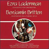 Laderman: Concerto for Orchestra; Britten: Diversions on a Theme, Op.21 von Baltimore Symphony Orchestra