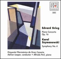 Grieg: Piano Concerto; Symphony No. 4 von Adrian Leaper