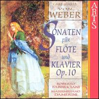 Weber: Sonaten für Flöte und Klavier, Op. 10 von Roberto Fabbriciani