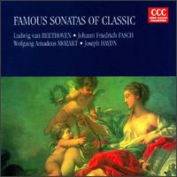 Famous Sonatas of Classic: Beethoven, Fasch, Mozart, Haydn von Various Artists