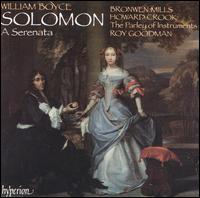 William Boyce: Solomon, A Serenata von Roy Goodman