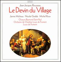 Jean-Jacques Rousseau: Le Devin du Village von Louis de Froment