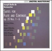 Joseph Bodin de Boismortier: Suites for flute & contiuno Op.35 von Various Artists