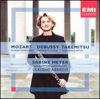 Mozart: Klarinettkonzert; Claude Debussy: Première Rhapsodie; Toru Takemitsu: Fantasma/Cantos von Sabine Meyer