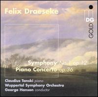 Draesake: Symphony No.1, Op.12, & Piano Concerto, Op.36 von Various Artists