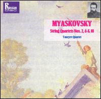 Myaskovsky: String Quartets Nos. 2, 6, 10 von Taneyev Quartet