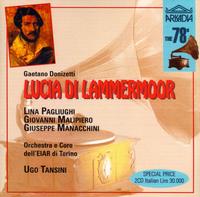 Donizetti: Lucia di Lammermoor von Ugo Tansini