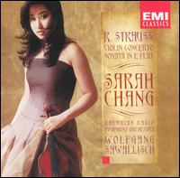 Strauss: Violin Concerto/ Sonata in E flat von Sarah Chang