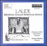 Laude: Medieval Italian Spiritual Songs von Various Artists