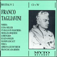 Franco Tagliavini Recital No.2 von Franco Tagliavini