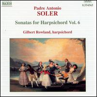 Soler: Sonatas for harpsichord Vol.6 von Gilbert Rowland