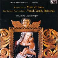 Roque Ceruti: Missa de Lima; Fray Esteban Ponce de Leon: Venid, Venid, Deidades von Various Artists