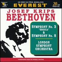 Beethoven: Symphonies 3 & 8 von Josef Krips