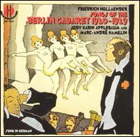 Songs from the Berlin Cabaret 1920-1929 von Jody Applebaum