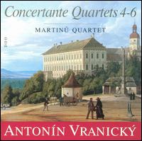 Vranický: Concertante Quartets 4-6 von Martinu Quartet