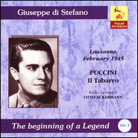 Puccini: Il Tabarro von Giuseppe di Stefano