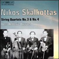 Skalkottas: String Quartets 3 & 4 von New Hellenic Quartet