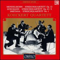 Mendelssohn: Streichquartett Op. 12; Schumann: Streichquartett Op. 41/2; Bedrich Smetana: Streichquartett No. 1 von Kockert Quartet