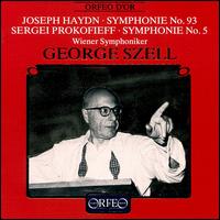 Haydn: Symphonie No. 93; Sergei Prokofieff: Symphonie No. 5 von George Szell